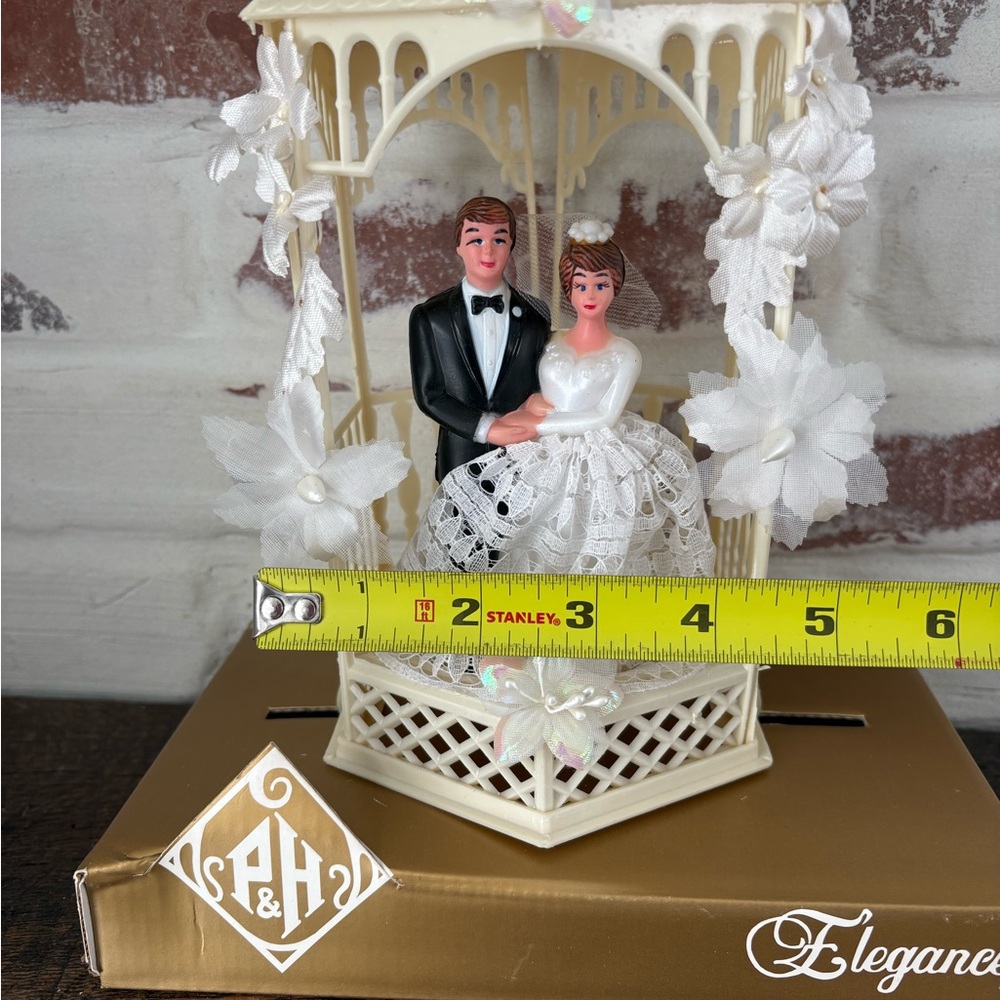 Pfeil & Holing NY VTG 1950-60’s Wedding Cake Topper NOS In Package Plastic RARE - Picture 16 of 16